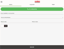 Tablet Screenshot of erlichpropiedades.com.ar